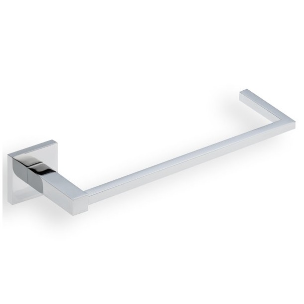 TOWEL RING BAR CHROME CUBE