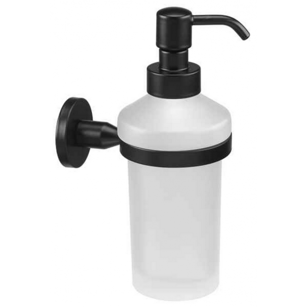 WALL SOAP DISPENSER BLACK OMICRON