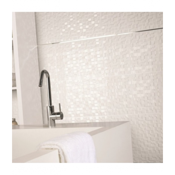 WALL TILE MOSAIC BLANCO 20X60