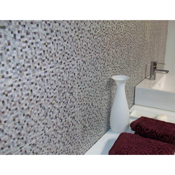 WALL TILE MOSAIC GRIS 20X60